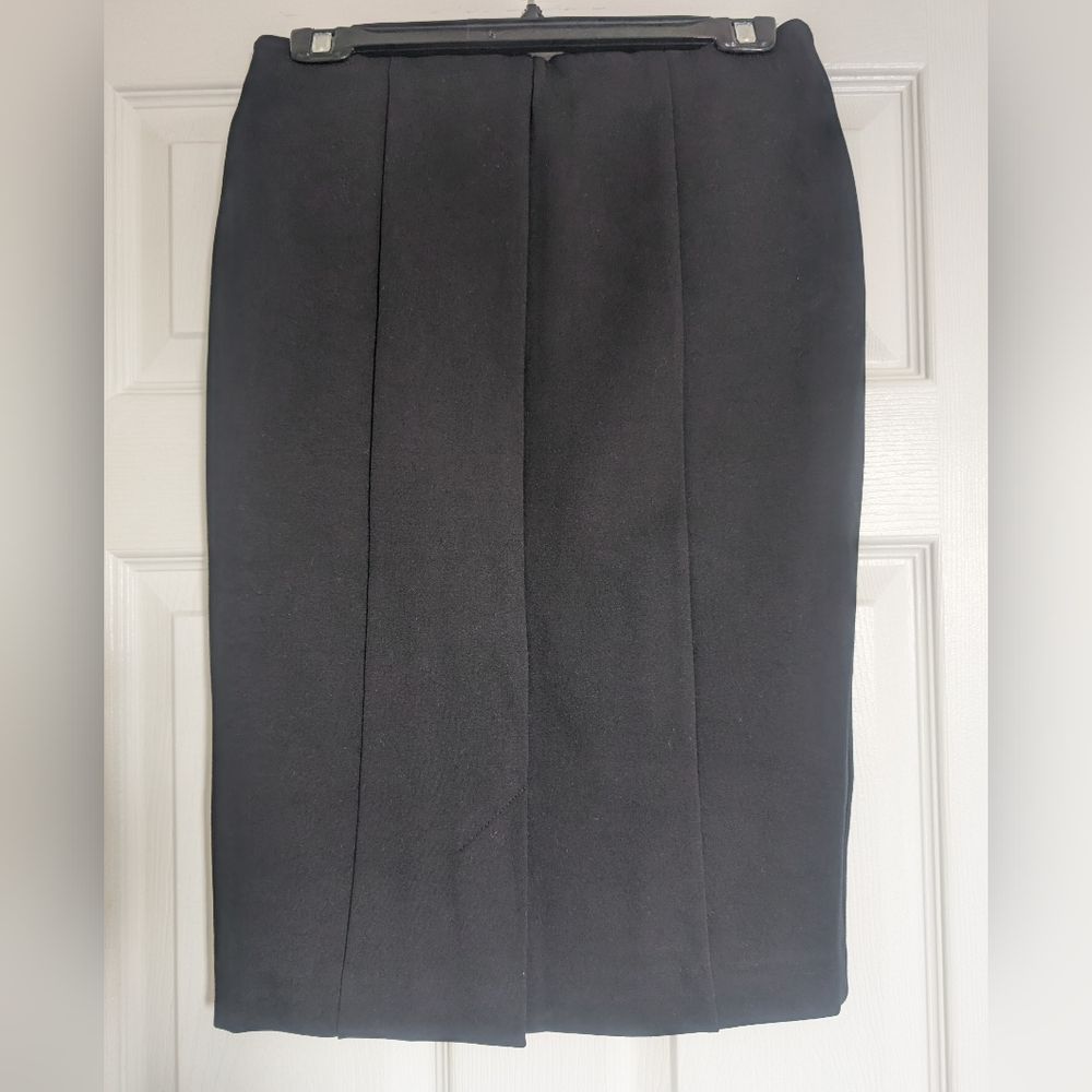 Le Chateau Black Lace-Up Pencil Skirt - Picture 2 of 11